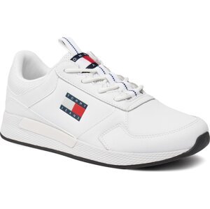 Sneakersy Tommy Jeans Tommy Jeans Flexi Runner EM0EM01409 White YBR