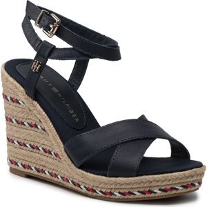 Espadrilky Tommy Hilfiger Feminine High Wedge Sandal FW0FW06238 Desert Sky DW5