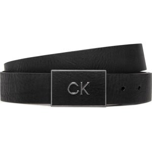 Pánský pásek Calvin Klein Ck Plaque 35mm K50K507883 Černá