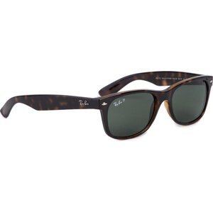 Sluneční brýle Ray-Ban New Wayfarer 0RB2132 902/58 Brown/Green