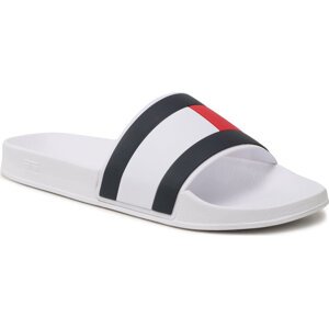 Nazouváky Tommy Hilfiger Rubber Th Flag Pool FM0FM04236 White YBR