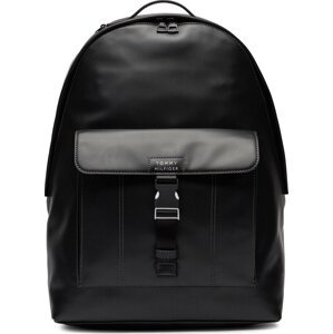 Batoh Tommy Hilfiger Th Spw Leather Backpack AM0AM11823 Black BDS
