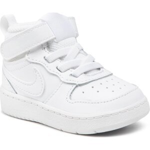 Boty Nike Court Borough Mid 2 (TDV) CD7784 100 White/White/White