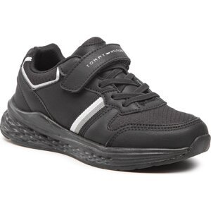 Sneakersy Tommy Hilfiger Low Cut Lace-Up/Velcro Sneaker T3B9-32499-1443 M Black 999