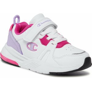Sneakersy Champion Low Cut Shoe Ramp Up Pu G Ps S32758-WW002 Wht/Lilac/Fucsia