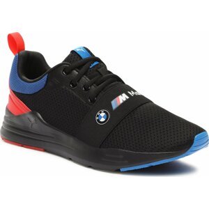 Sneakersy Puma Bmw Mms Wired Run 307793 01 Puma Black-Pop Red