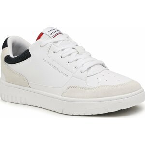 Sneakersy Tommy Hilfiger Th Basket Core Rwb FM0FM04730 White YBS