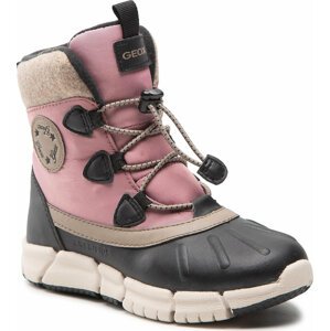 Sněhule Geox J Flexyper G.B Abx A J26APA 054FU C9231 S Black/Dk Pink