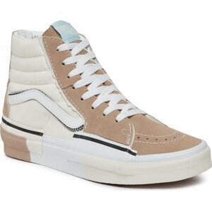 Sneakersy Vans Ua Sk8-Hi Reconstruct VN0005UKP2T1 Marshmallow Checkerboard