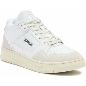 Sneakersy KARL LAGERFELD KL53030 White Lthr