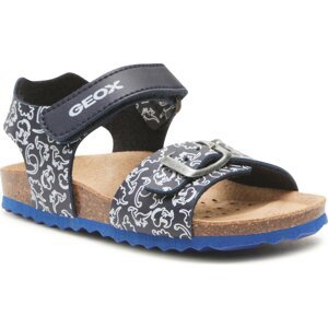 Sandály Geox B Sandal Chalki Boy B922QA00454C4211 S Navy/White