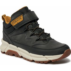 Kozačky Geox J Flexyper Plus Boy J36LCG 0MEFU C9241 S Black/Dk Yellow