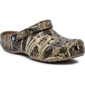 Nazouváky Crocs Classic Realtree 12132 Khaki