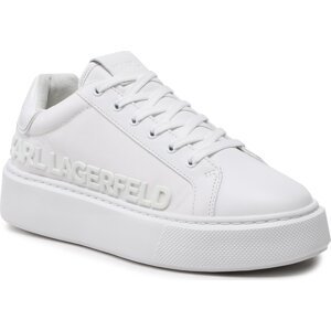 Sneakersy KARL LAGERFELD KL62210 White Lthr Mono