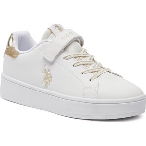 Sneakersy U.S. Polo Assn. BRYGIT002 S Whi-Gol02