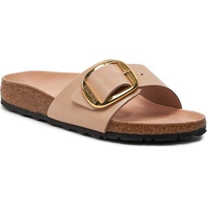 Nazouváky Birkenstock Madrid 1026496 High-Shine New Beige