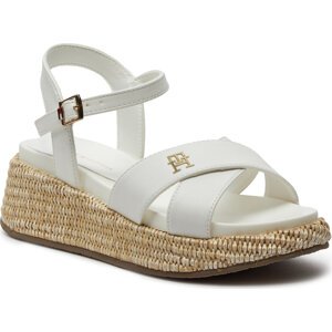 Sandály Tommy Hilfiger Platform Sandal T3A2-33264-0326 M White 100