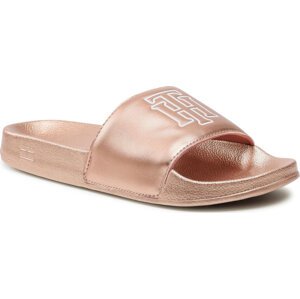 Nazouváky Tommy Hilfiger Th Monogram Metallic Pool Slide FW0FW05759 Rose Gold 0JV