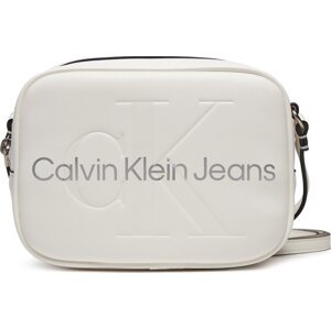 Kabelka Calvin Klein Jeans Sculpted Camera Bag18 Mono K60K610275 Bílá