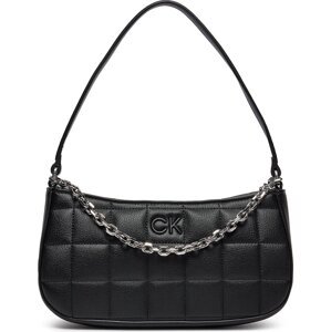 Kabelka Calvin Klein Square Quilt Chain Elongated Bag K60K612017 Ck Black BEH