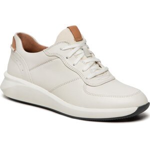Sneakersy Clarks Un Rio Sprint 261626954 White Combi Leather
