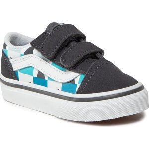 Tenisky Vans Old Skool V VN000D3YAC31 (Glow Checkerboard) Sharks