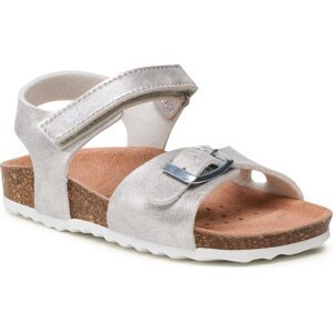 Sandály Geox J Adriel Girl J028MC000BJC1007 M Silver