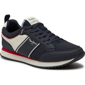 Sneakersy Pepe Jeans Dublin Brand PMS40009 Navy 595