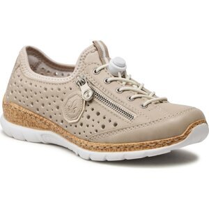 Sneakersy Rieker N42P6-62 Beige