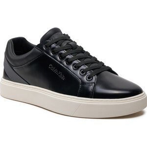 Sneakersy Calvin Klein Low Top Lace Up Archive Stripe HM0HM01463 Black/Iron Gate 0GV