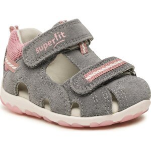 Sandály Superfit 1-600036-2510 M Grey/Pink