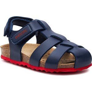 Sandály Geox B Sandal Chalki Boy B452QA 000BC C0735 M Navy/Red