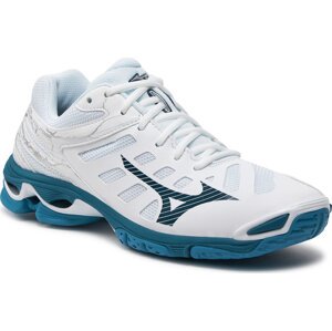 Boty Mizuno Wave Voltage V1GA2160 White/Sailor Blue/Silver 86