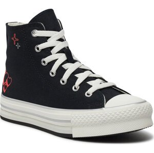 Plátěnky Converse Chuck Taylor All Star Eva Lift A09121C Black/Vintage White