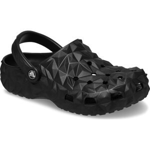 Nazouváky Crocs Classic Geometric Clog 209563 Black 001