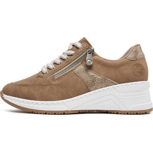 Sneakersy Rieker N4319-62 Beige