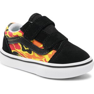 Tenisky Vans Comfycush Old Skool VN0A4TZI31O1 (Flame Camo) Blk/True Wht