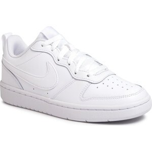 Boty Nike Court Borough Low 2 (GS) BQ5448 100 White/White/White