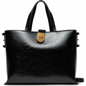 Kabelka Pinko Brioche Shopper AI 23-24 PLTT 101804 A106 Černá