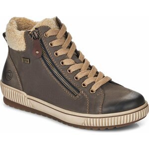 Polokozačky Remonte D0770-45 Smoke  / Beige  / Brown 45