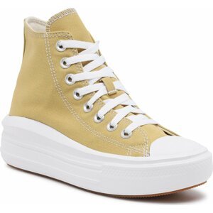 Plátěnky Converse Chuck Taylor All Star Move A06897C Gold/Brown