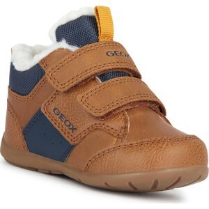 Polobotky Geox B Elthan Boy B361PB 0MEBC CR6F4 Tobacco/Navy