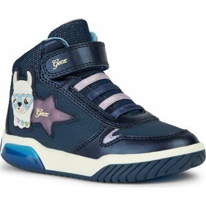 Sneakersy Geox J Inek Girl J36ASC 0CENF C4215 D Navy/Lilac