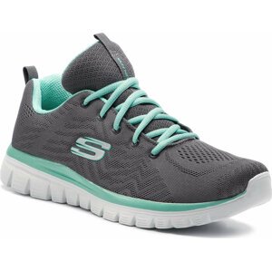 Boty Skechers Get Connected 12615/CCGR Charcoal/Green