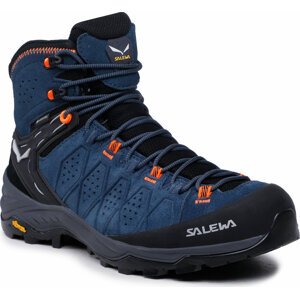 Trekingová obuv Salewa Ms Alp Trainer 2 Mid Gtx GORE-TEX 61382-8675 Dark Denim/Fluo Orange 8675