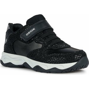 Sneakersy Geox J Calco Girl J16CMA 0DHBC C9244 S Black/Dk Silver