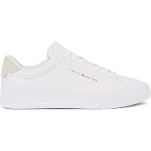 Sneakersy Tommy Hilfiger Th Court Leather FM0FM04971 Bílá