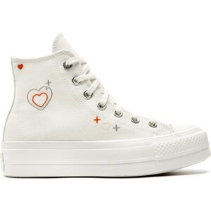 Plátěnky Converse Chuck Taylor All Star Lift Platform Y2K A09114C White