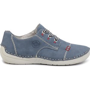 Polobotky Rieker 52520-14 Blau