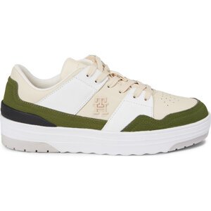 Sneakersy Tommy Hilfiger Th Lo Basket Sneaker FW0FW07309 Sugarcane AA8